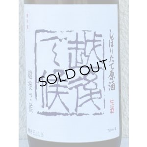 画像1: 八海山 しぼりたて生原酒 越後で候 青越後 720ml
