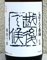 八海山 しぼりたて生原酒 越後で候 青越後 720ml