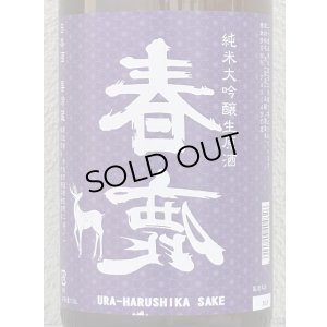 画像1: 春鹿 無圧搾り 純米大吟醸生原酒 1.8L