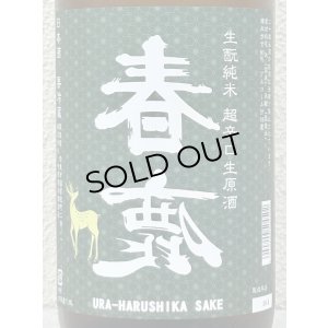 画像1: 春鹿 無圧搾り 生酛純米 超辛口 生原酒 1.8L