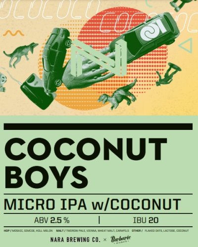 画像1: 奈良醸造ビール  COCONUT BOYS（ココナッツボーイ）缶 350ml