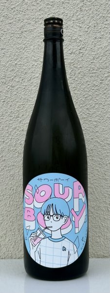 画像2: 飛良泉 サワーボーイ 純米吟醸 ＜生＞ 1.8L (2)