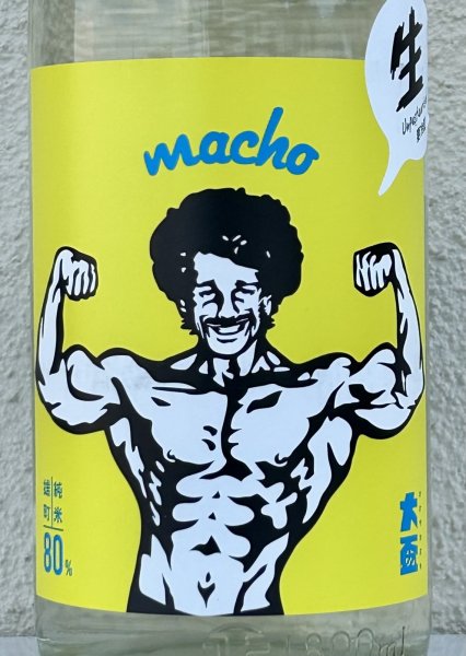 画像1: 大盃 MACHO 雄町80％ 純米生酒 1.8L (1)
