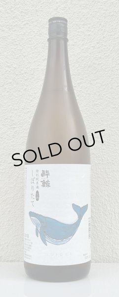 画像2: 酔鯨 特別純米 しぼりたて生酒 1.8L (2)